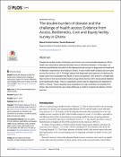 Cover image for The Double Burden of Disease and the Challenge of Health Access: Evidence from Access, Bottlenecks, Cost and Equity facility survey in Ghana