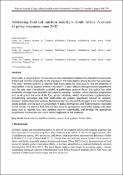 Cover image for Addressing Food and Nutrition Security in South Africa: A Review of Policy Responses since 2002