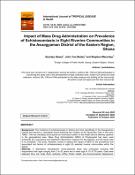 Cover image for Impact of Mass Drug Administration on Prevalence of Schistosomiasis in Eight Riverine Communities in the Asuogyaman District of the Eastern Region, Ghana