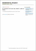 Cover image for An Assessment of Indoor Radon Level in a Suburb of Ghana